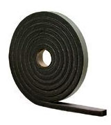 Commercial Grade Neoprene Rubber Stripping 1/16" Thick