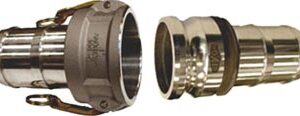 Stainless Steel Cam and Groove Couplings Part C and Part E Attached